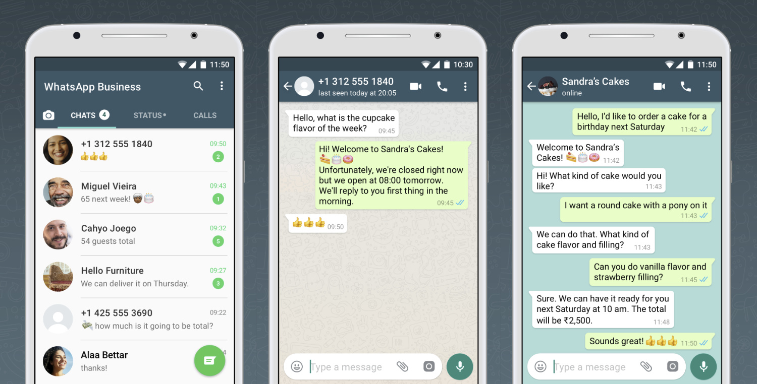 Whatsapp Business Exemplos Mensagem De Saudação Para Clientes