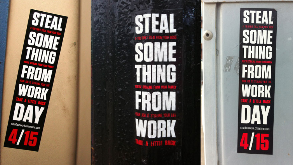 Steals something. Steal something. To steal something. To steal things.