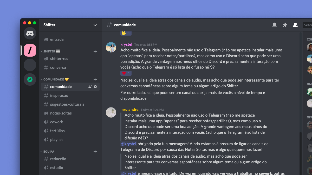 DISCORD DA COMUNIDADE